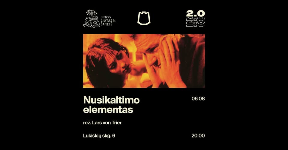 Lokys, liūtas ir šakelė: Nusikaltimo elementas (rež. Lars von Trier)