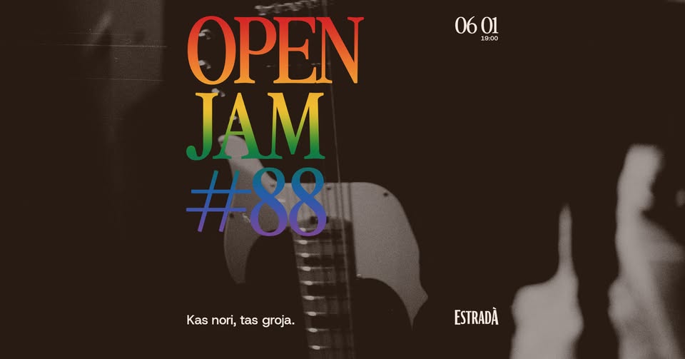 Estrada kviečia: Pride Week Open Jam #88