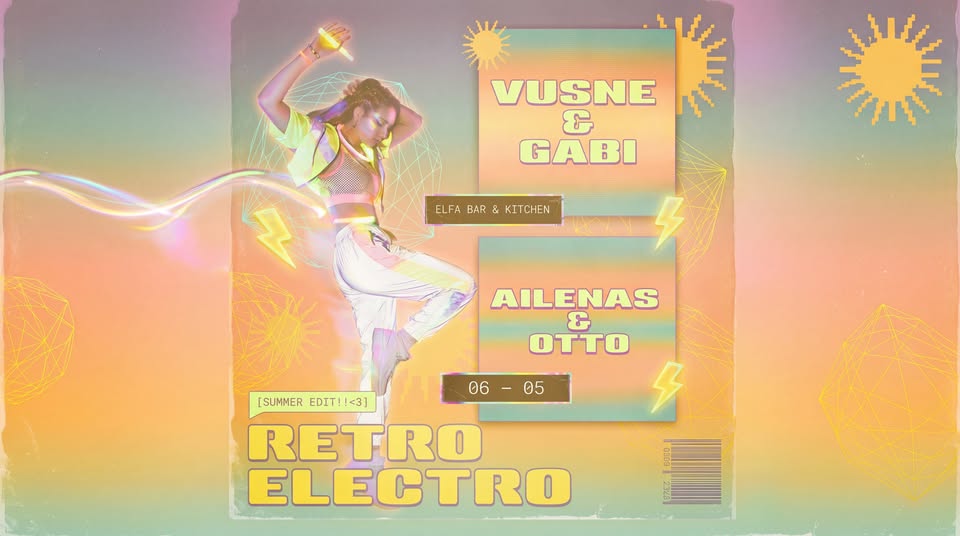RETRO ELECTRO // summer edit.