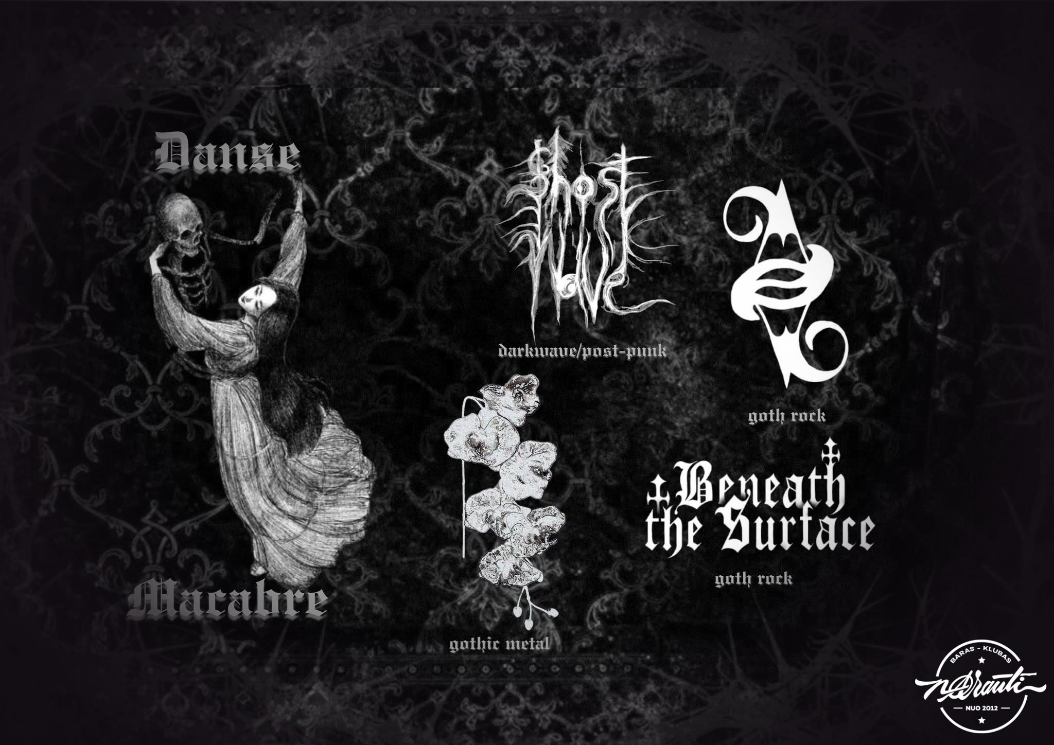 Danse Macabre: Ghostwave | Diskomfortas | Black Orchid | Beneath The Surface